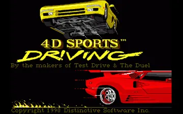 4D Sports Driving_Disk1 screen shot title